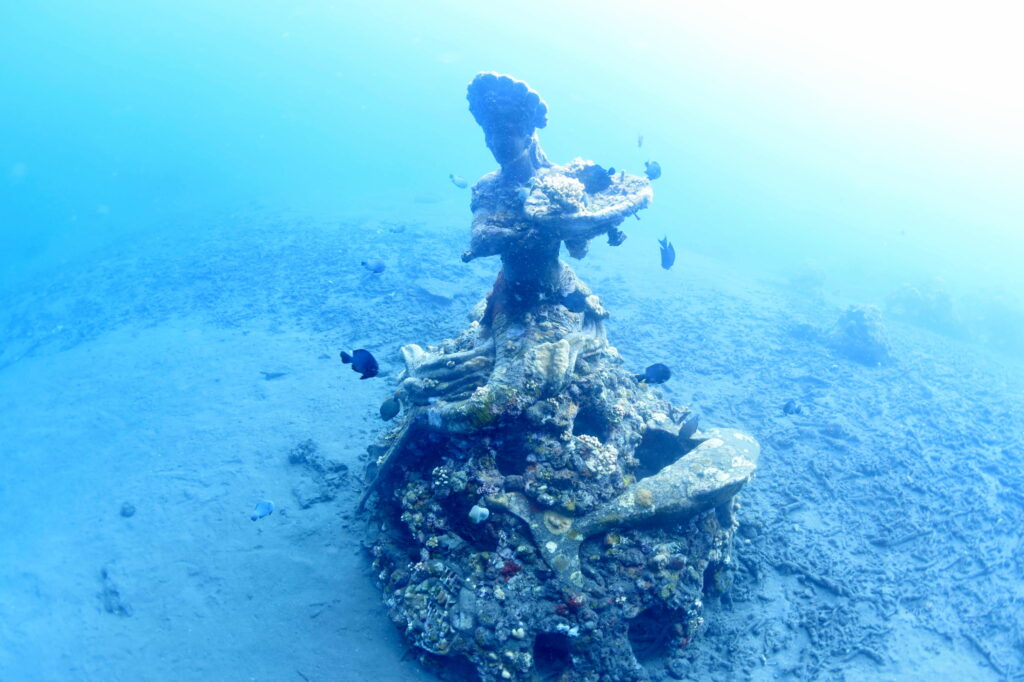 バリ島ダイビング人魚像