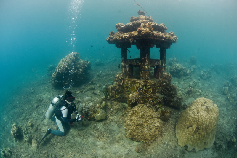 アメッド 水中ポスト バリ島