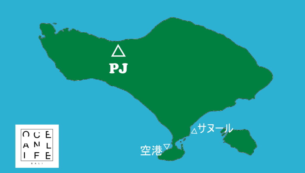 バリ島地図